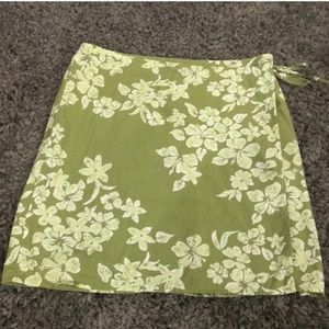 Floral American Eagle Wrap Skirt